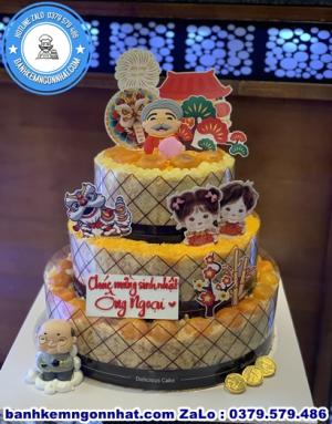 Bánh Bông Lan Trứng Muối 70